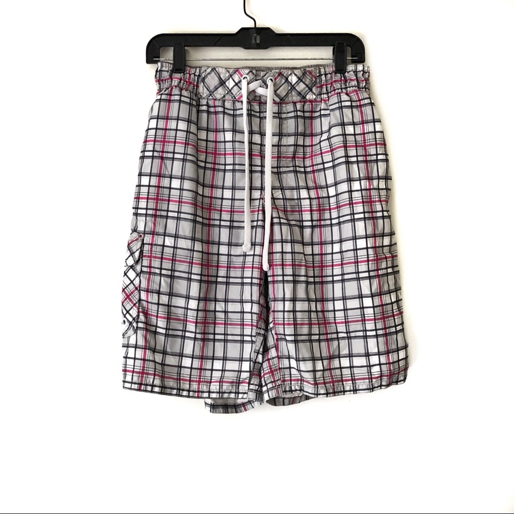 Old Navy Plaid Swim Shorts